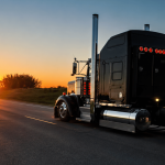 Trans Forest truck hauling cross-border freight