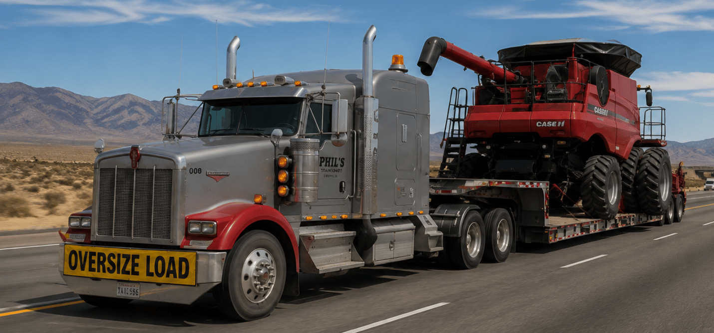 Machinery and equipment prepared for transport